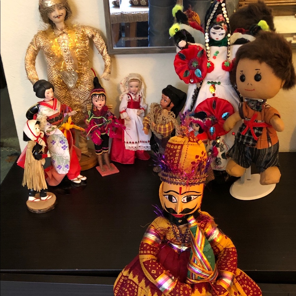 Colorful Traditional Dolls Collection